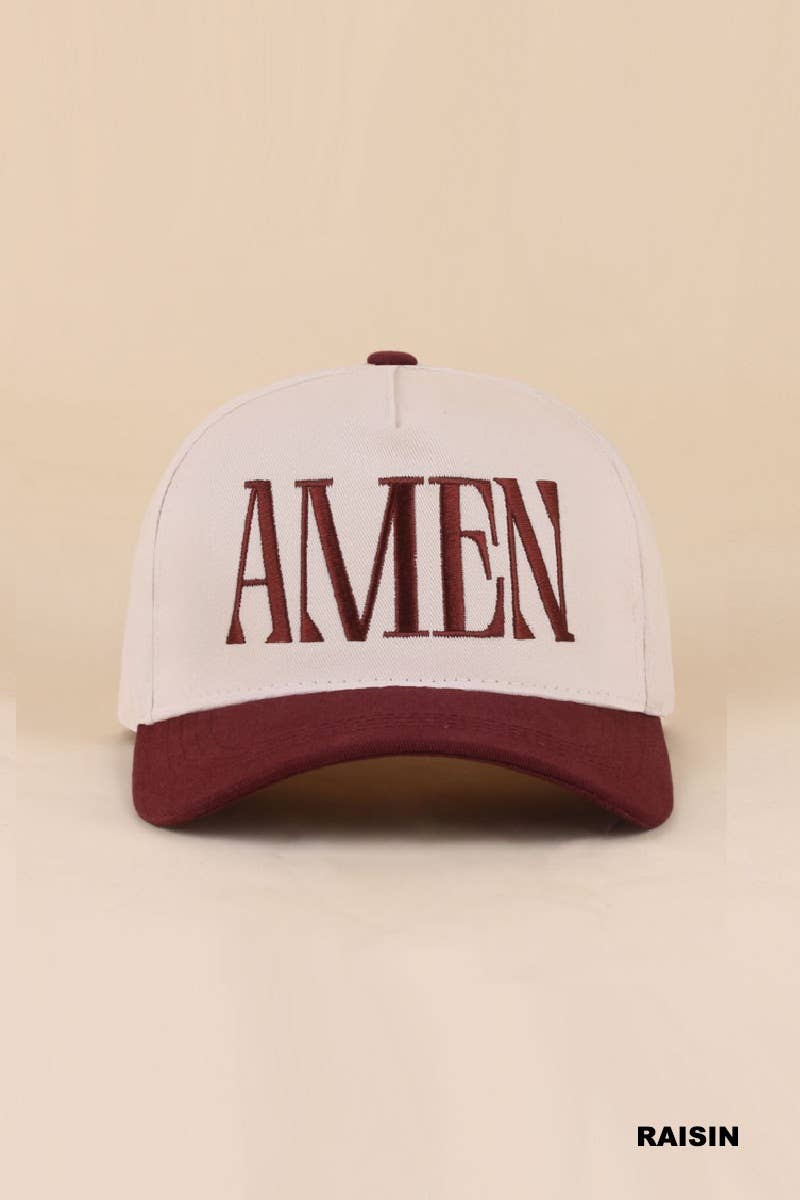 Amen Two Tone Cotton Hat 42POPS
