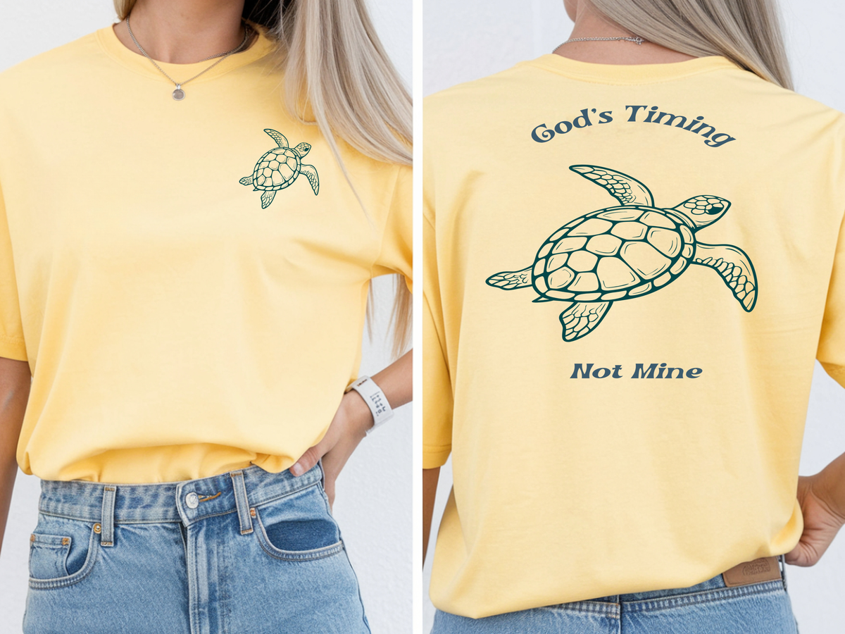 God's Timing Not Mine saltwaterandsaddles