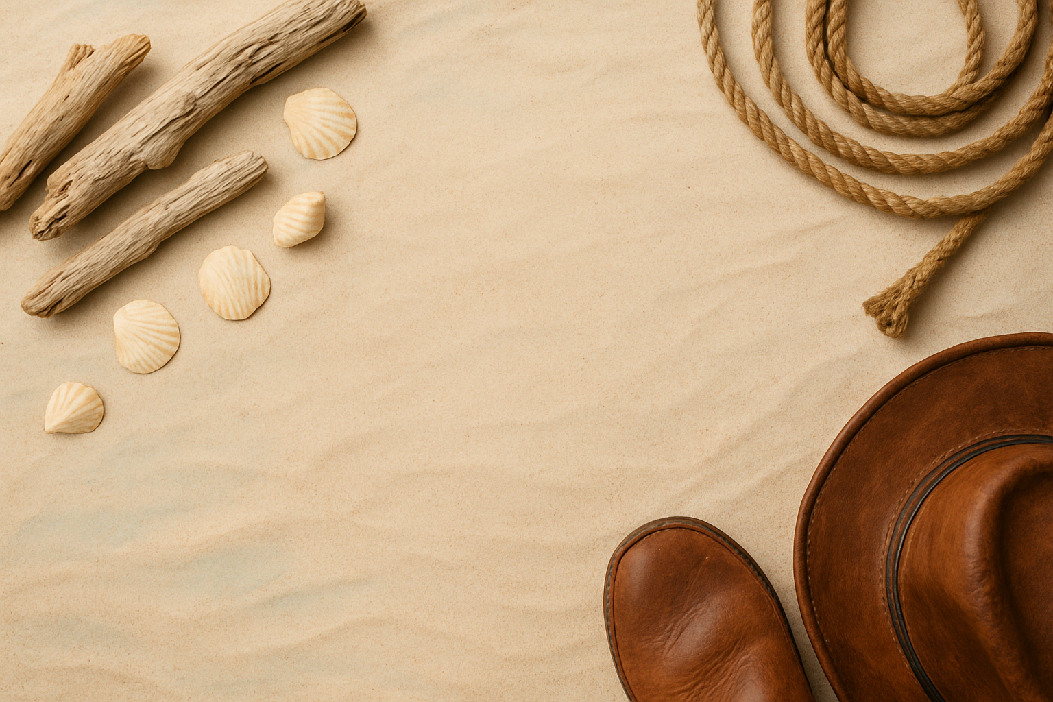 simple background beachy western