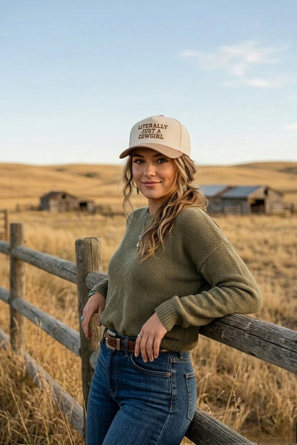 Cowgirl Two Tone Snapback Hat