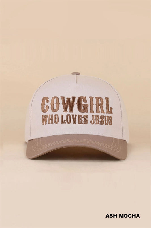 Cowgirl Two Tone Snapback Hat