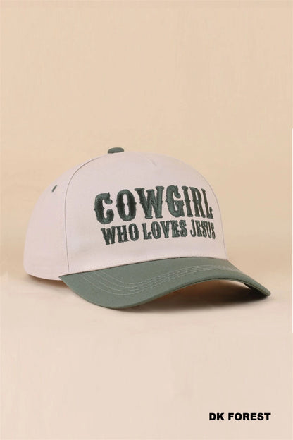 Cowgirl Two Tone Snapback Hat