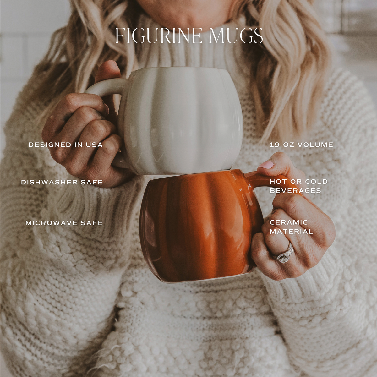 Cream Pumpkin Coffee Mug - Fall Decor & Gifts Sweet Water Decor