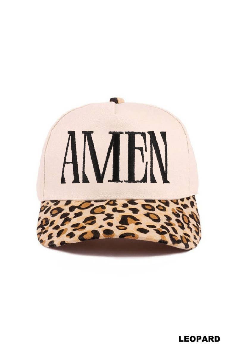 Amen Two Tone Cotton Hat Zenana Consgt.