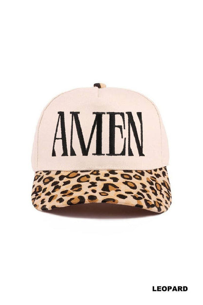 Amen Two Tone Cotton Hat Zenana Consgt.