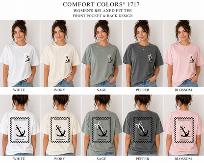 Anchored, Even Here Tee – Hebrews 6:19