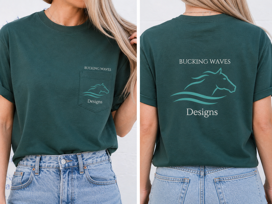Bucking Waves Logo Tee