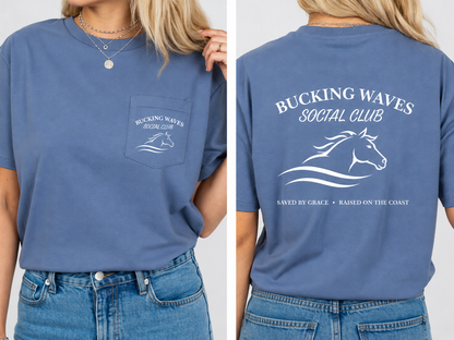 Bucking Waves Social Club Tee