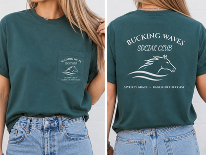 Bucking Waves Social Club Tee