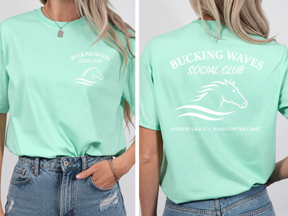 Bucking Waves Social Club Tee