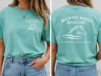 Bucking Waves Social Club Tee