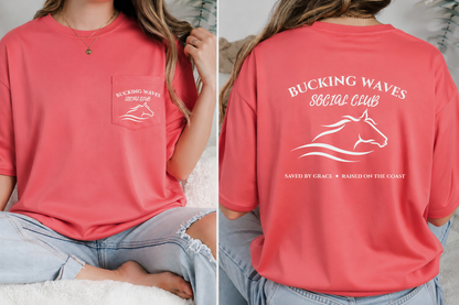 Bucking Waves Social Club Tee