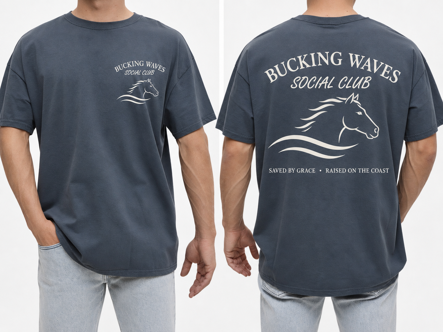 Bucking Waves Social Club Men's Tee