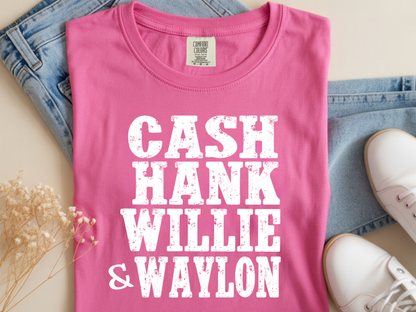 Cash, Hank, Willie & Waylon