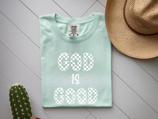 God Is Good Checkered