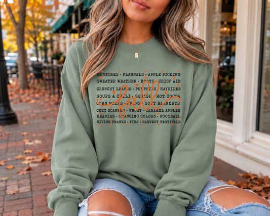 Fall Words saltwaterandsaddles