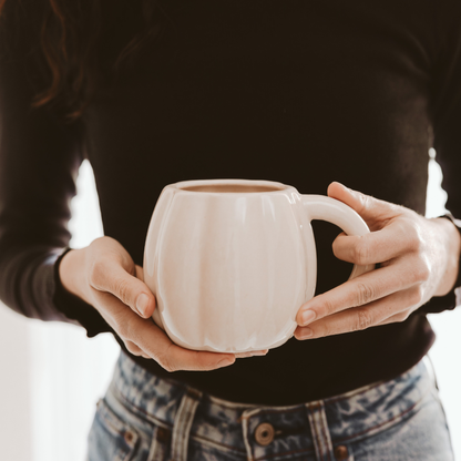 Cream Pumpkin Coffee Mug - Fall Decor & Gifts Sweet Water Decor