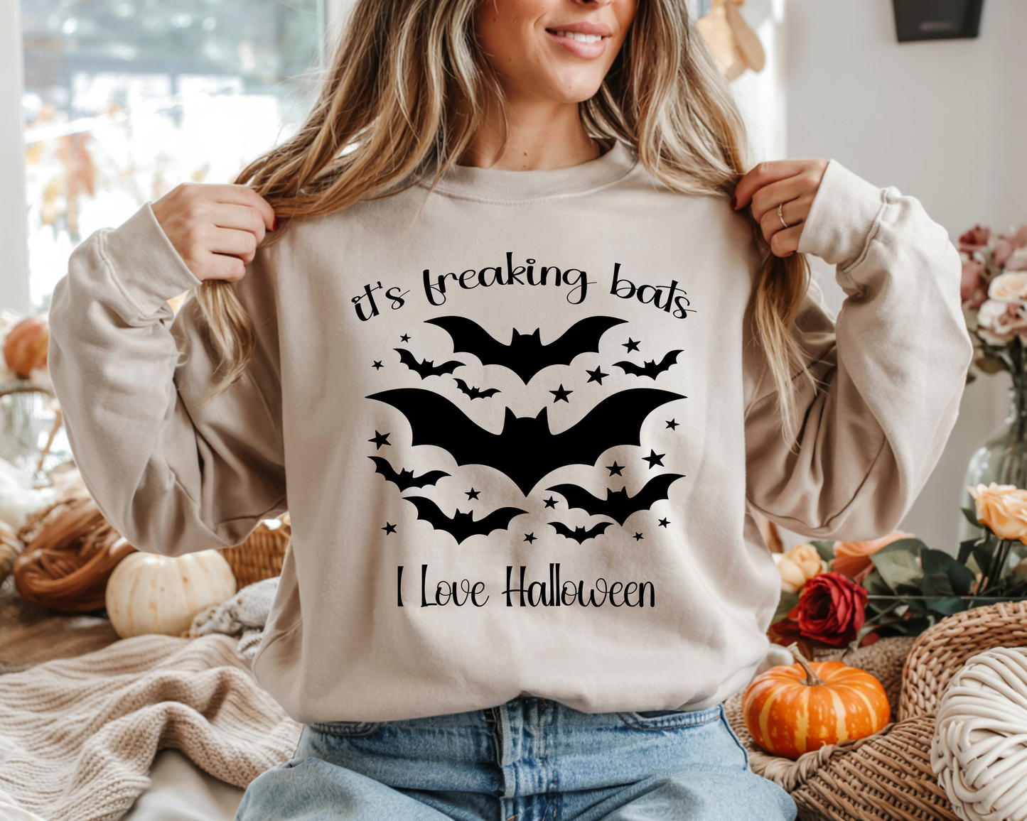It's Freaking Bats I Love Halloween saltwaterandsaddles